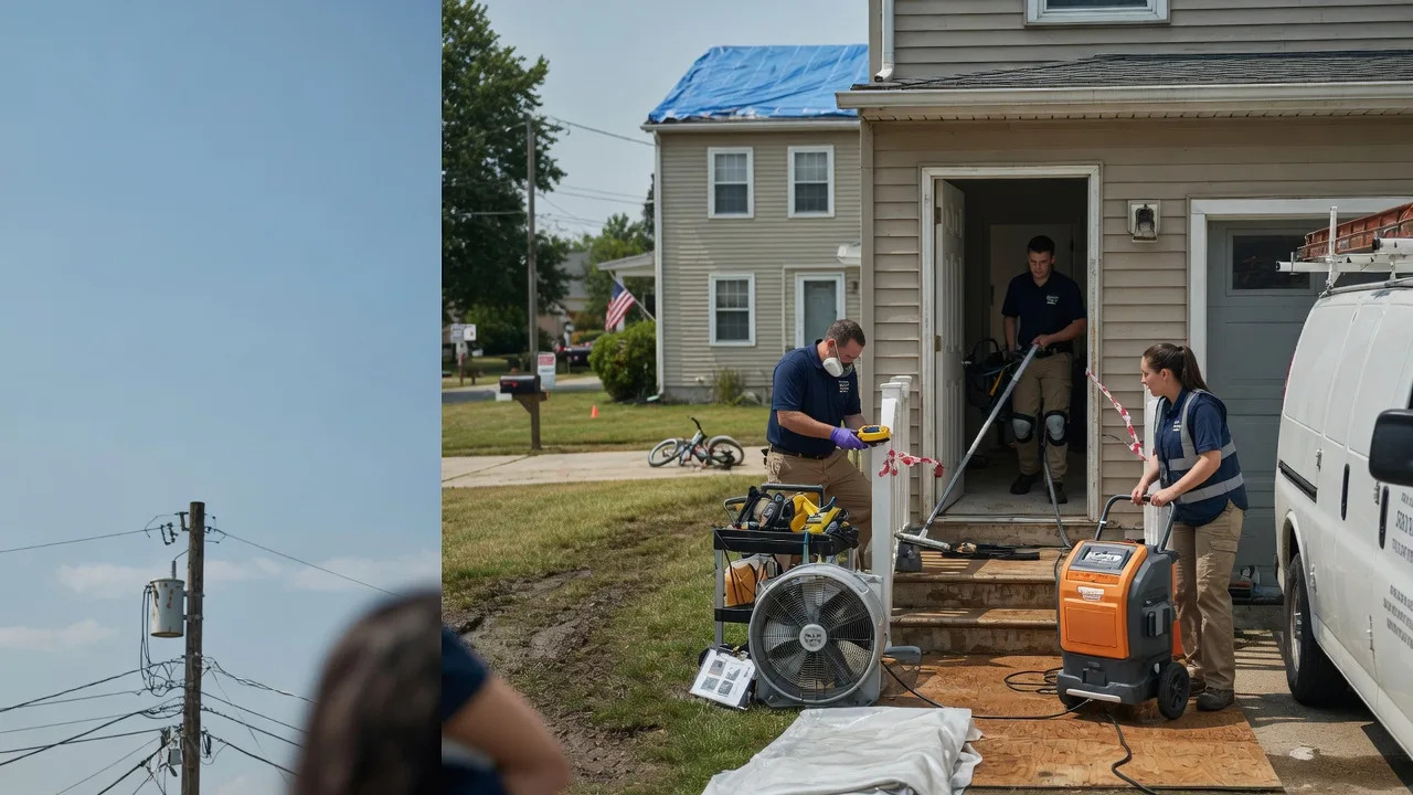 Water Damage Repair in Kellnersville, WI near me